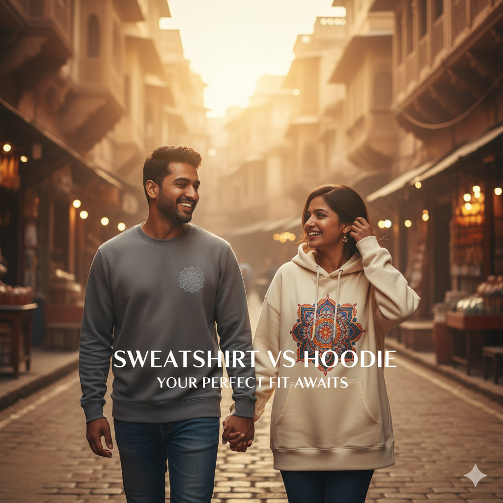 Sweatshirt vs Hoodie