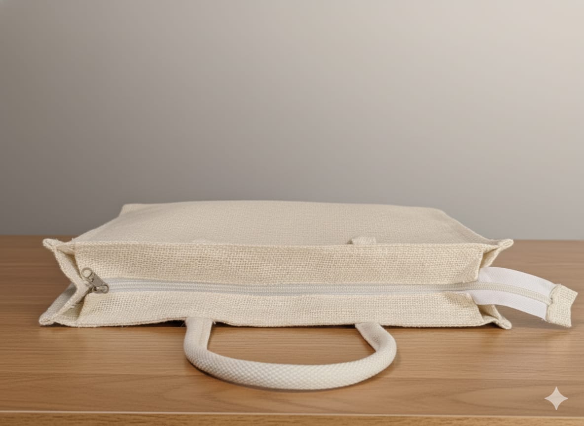 Spiritual Heritage Jute Handbag