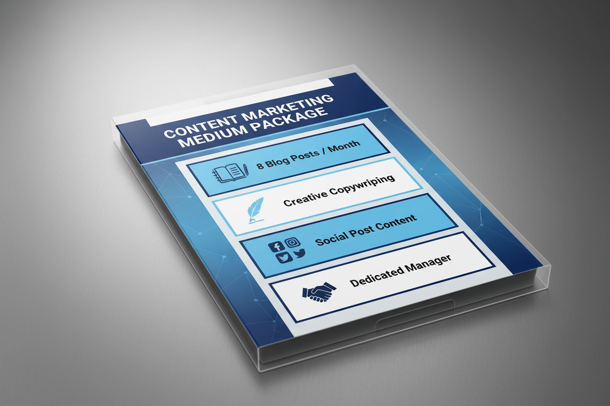 Content Marketing Medium Package
8 Blog Posts / Month
Creative Copywriting
Social Post Content
Dedicated Manager
