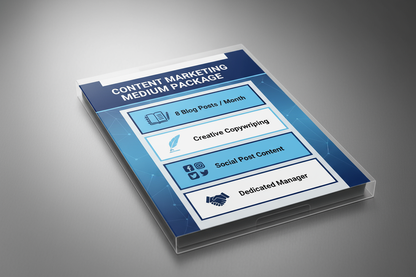 Content Marketing Medium Package
8 Blog Posts / Month
Creative Copywriting
Social Post Content
Dedicated Manager
